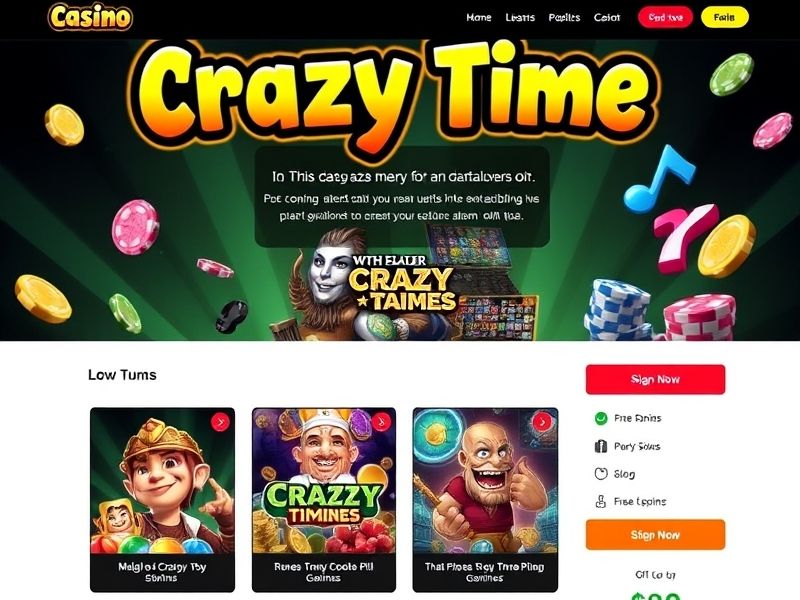 Find the best strategies, reviews, and updates for playing Crazy Time casino online. Learn how to maximize bets, discover top bonuses, and master the game.
